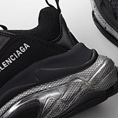 Balenciaga Triple S Clear Sole Black Ivory