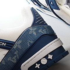 Louis Vuitton Wmns Trainer Monogram Denim  Light Blue