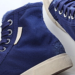 Balenciaga Paris High Destroyed Indigo