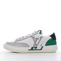 Louis Vuitton White/Green Leather Charlie