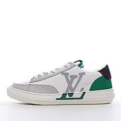 Louis Vuitton White/Green Leather Charlie